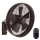 Lucci air 213125 - Ventilador de pared BREEZE 55W/230V negro/marrón + mando a distancia