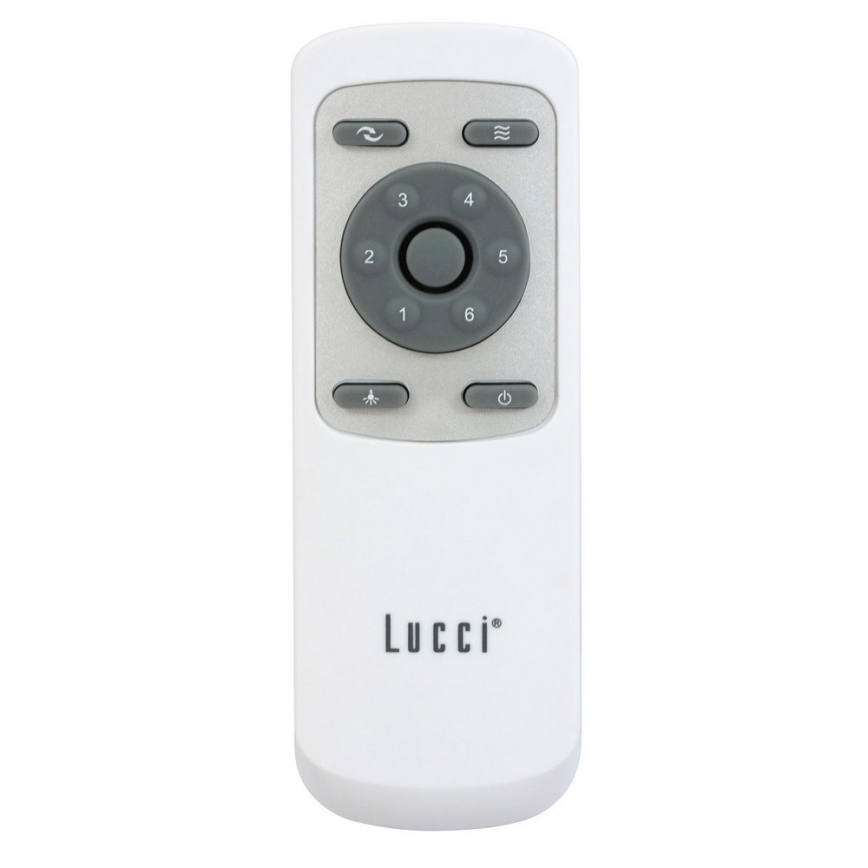 Lucci air 213170 - Ventilador de techo LED NEWPORT negro + mando a distancia