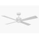 Lucci air 213171 - Ventilador de techo LED NEWPORT madera/blanco/beige + control remoto