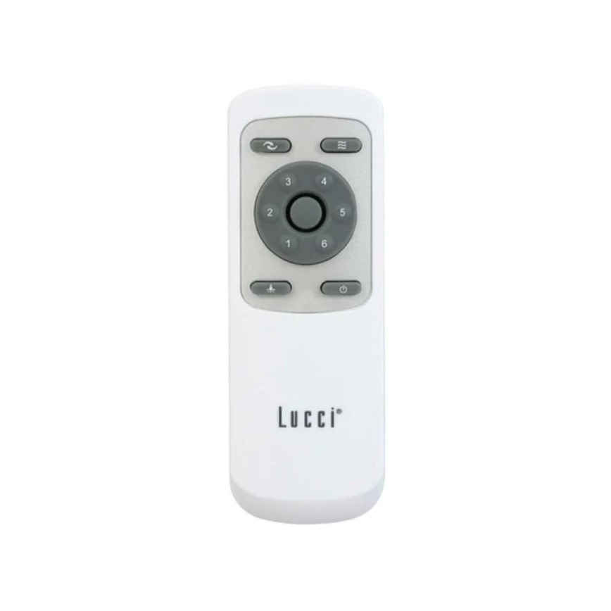 Lucci Air 21318349 - Ventilador de techo LED regulable ATLANTA 1xGX53/12W/230V diá. 142 cm negro + control remoto