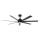 Lucci Air 21318349 - Ventilador de techo LED regulable ATLANTA 1xGX53/12W/230V diá. 142 cm negro + control remoto