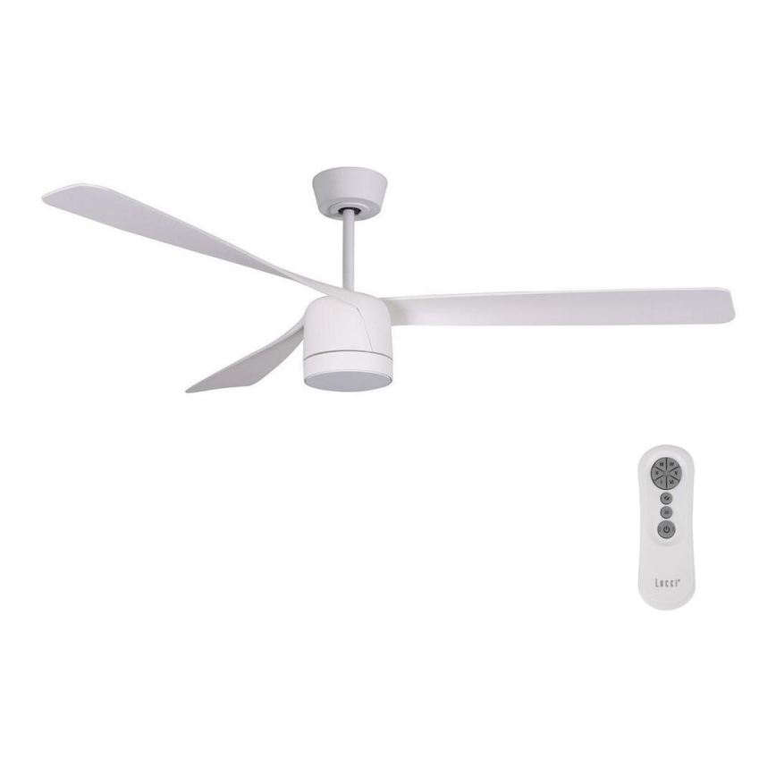 Lucci air 213280 - Ventilador de techo PEREGRINE 1xGX53/12W/230V blanco + mando a distancia