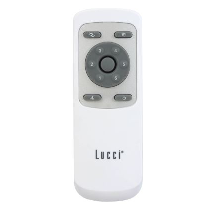 Lucci air 213301- Ventilador de techo LED regulable UNIONE 1xGX53/12W/230V marrón/cromo + mando a distancia