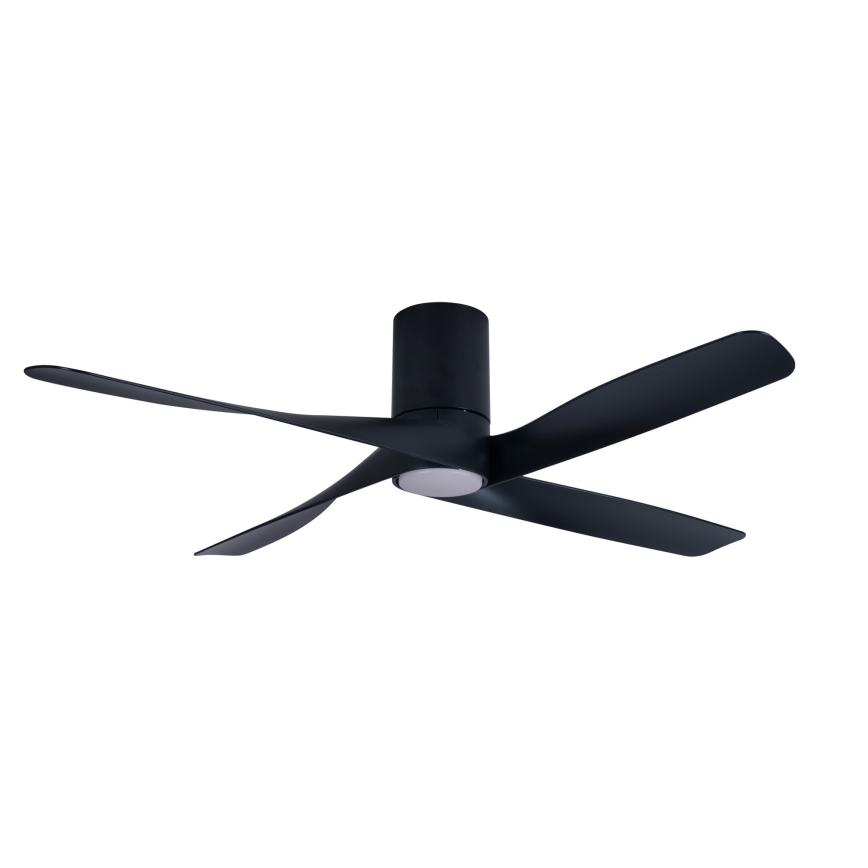 Lucci air 213351 - Ventilador de techo LED regulable RIVIERA 1xGX53/12W/230V negro + mando a distancia