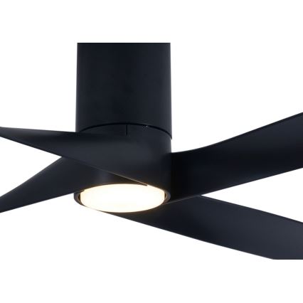 Lucci air 213351 - Ventilador de techo LED regulable RIVIERA 1xGX53/12W/230V negro + mando a distancia