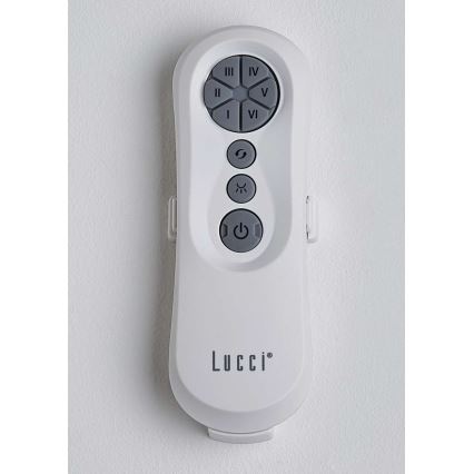 Lucci air 213358 - Ventilador de techo LED regulable LINE 1xGX53/12W/230V negro + mando a distancia