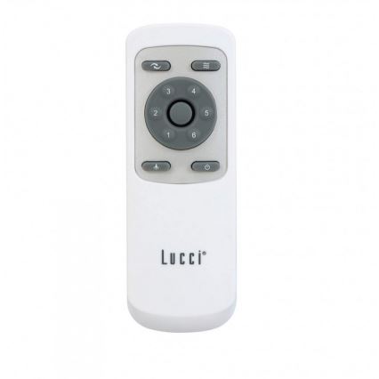 Lucci air 21610349- Ventilador de techo LED regulable CLIMATE 1xGX53/12W/230V blanco + mando a distancia