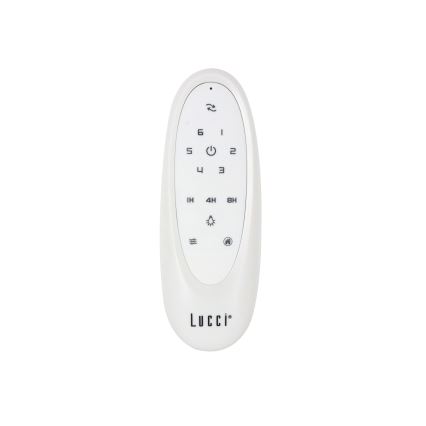 Lucci air 21610649 - Ventilador de techo LED regulable ARRAY 1xGX53/12W/230V blanco + mando a distancia