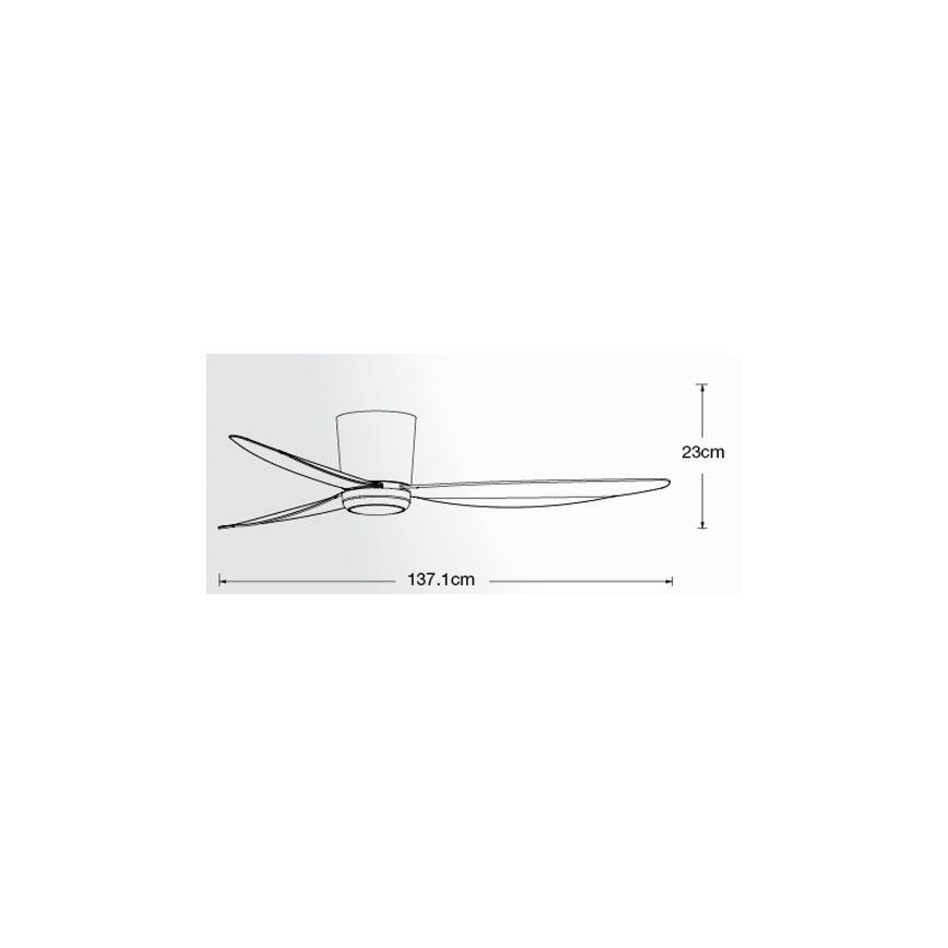 Lucci air 21610649 - Ventilador de techo LED regulable ARRAY 1xGX53/12W/230V blanco + mando a distancia