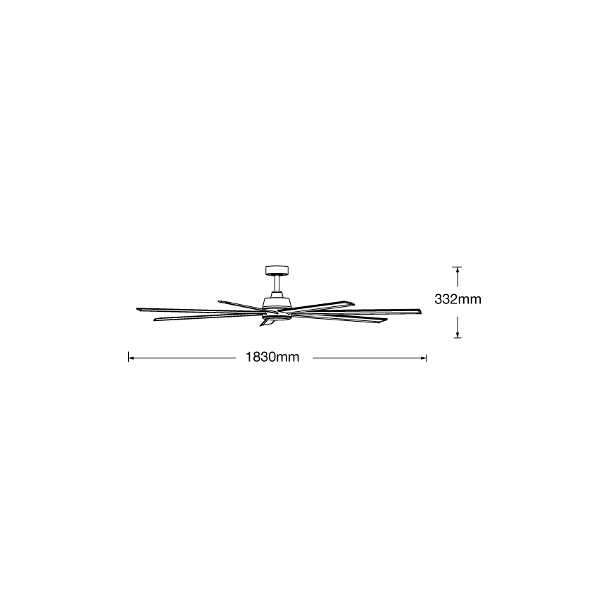 Lucci air 21610849 - Ventilador de techo regulable ATLANTA 1xGX53/12W/230V blanco + mando a distancia