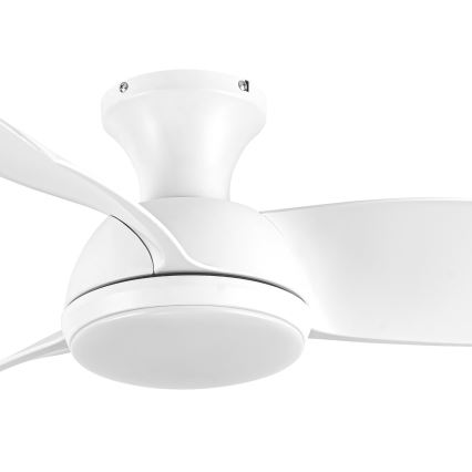 Lucci air 513071 - Ventilador de techo LED regulable SYROS LED/18W/230V 3000/4000/6000K blanco + control remoto