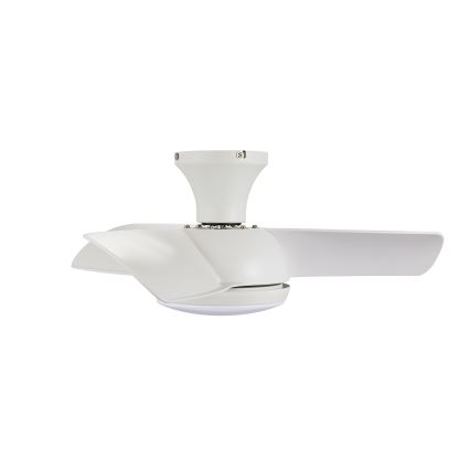 Lucci air 513071 - Ventilador de techo LED regulable SYROS LED/18W/230V 3000/4000/6000K blanco + control remoto