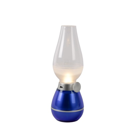 Lucide 13520/01/35 - Lámpara de mesa LED regulable ALADIN 1xLED/0,4W/5V azul