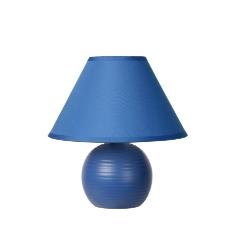 Lucide 14550/81/35 - Lámpara de mesa KADDY 1xE14/40W/230V azul