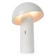 Lucide 15599/06/31 - Lámpara de mesa LED regulable FUNGO LED/7,5W/230V blanco
