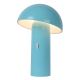 Lucide 15599/06/68 - Lámpara de mesa LED regulable FUNGO LED/7,5W/230V azul