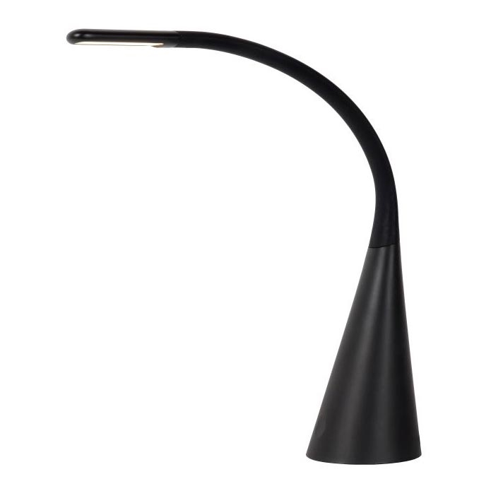 Lucide 18655/04/30 - Lámpara de mesa LED regulable GOOSY-LED 1xLED/4W/230V negro