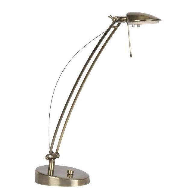 Lucide 19611/21/03 - Lámpara de mesa CORUNA 1xG6,35/50W/12V