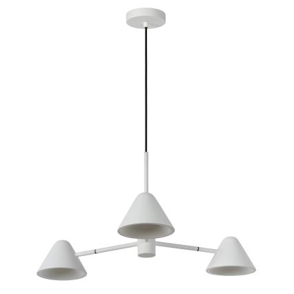 Lucide 20415/15/31 - Lámpara de araña LED de cable DEVON 3xLED/3W/230V blanco