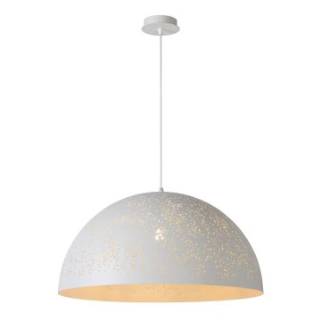 Lucide 21406/60/31 - Lámpara colgante ETERNAL 1xE27/60W/230V blanco 60 cm
