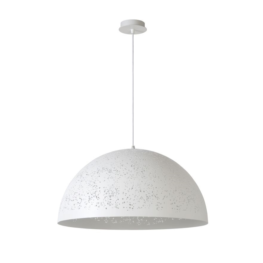 Lucide 21406/60/31 - Lámpara colgante ETERNAL 1xE27/60W/230V blanco 60 cm