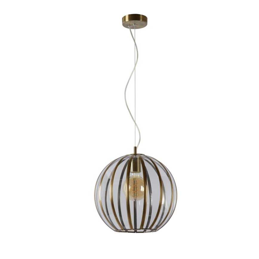 Lucide 25404/30/03 - Lámpara colgante TIMIUS 1xE27/60W/230V