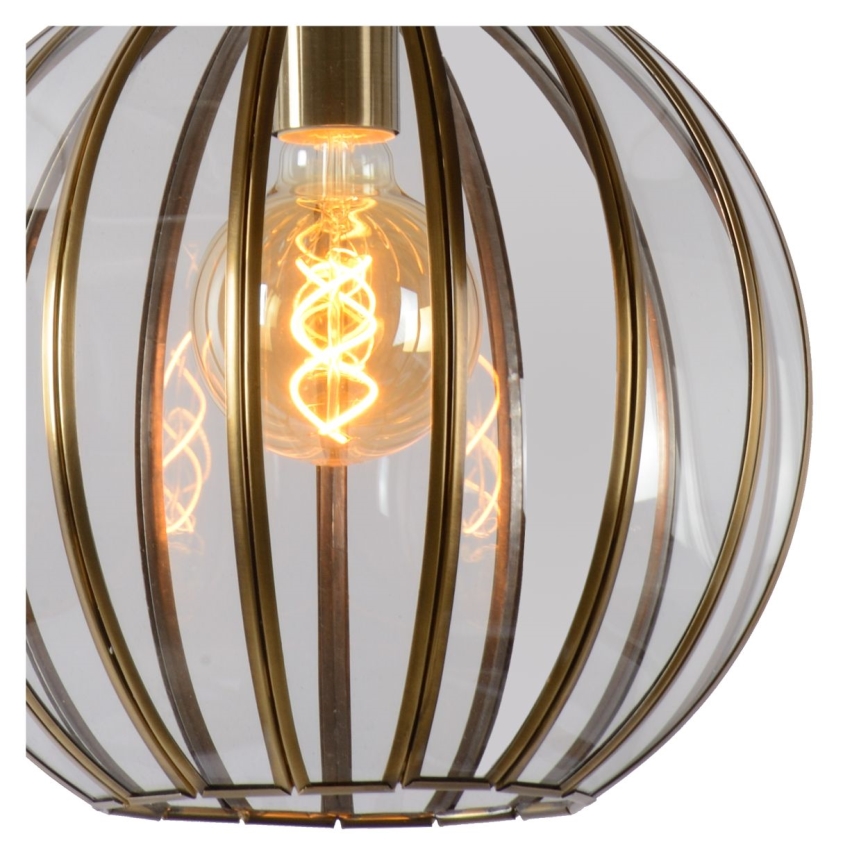 Lucide 25404/30/03 - Lámpara colgante TIMIUS 1xE27/60W/230V