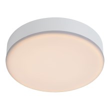 Lucide 28112/30/31 - Lámpara empotrable de baño LED regulable 2en1 CERES 30W/230V IP44 blanco
