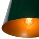 Lucide 30482/31/33 - Lámpara colgante MISHA 1xE27/60W/230V verde
