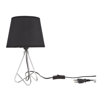 Lucide 47500/81/11 - Lámpara de mesa GITTA 1xE14/40W/230V negro