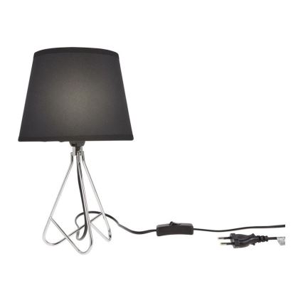 Lucide 47500/81/11 - Lámpara de mesa GITTA 1xE14/40W/230V negro