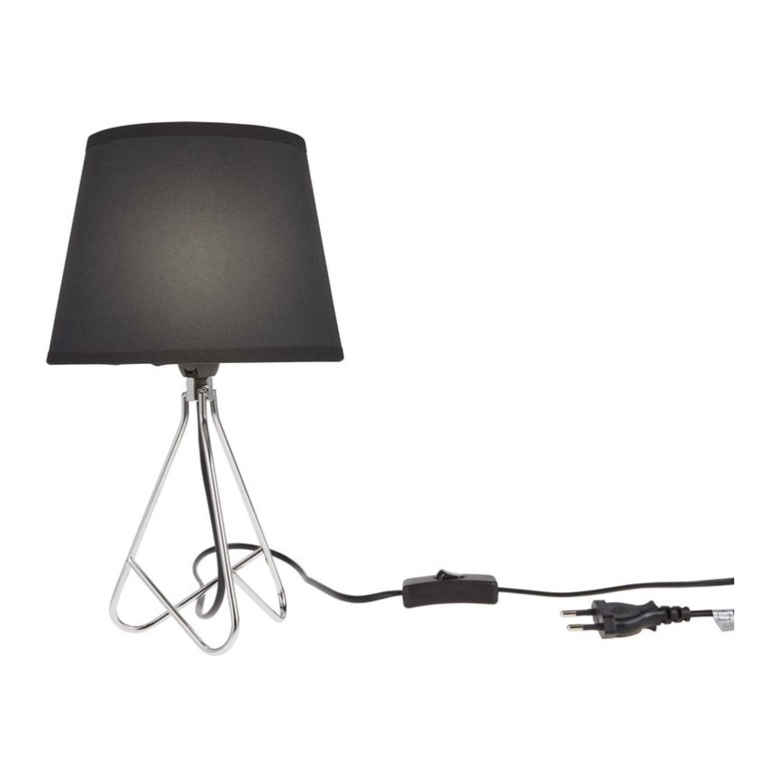 Lucide 47500/81/11 - Lámpara de mesa GITTA 1xE14/40W/230V negro