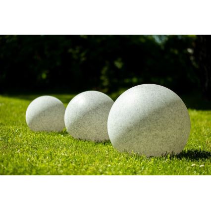 Luminaria decorativa exterior GARDEN BALL 1xE27/40W/230V IP65 diá. 38 cm