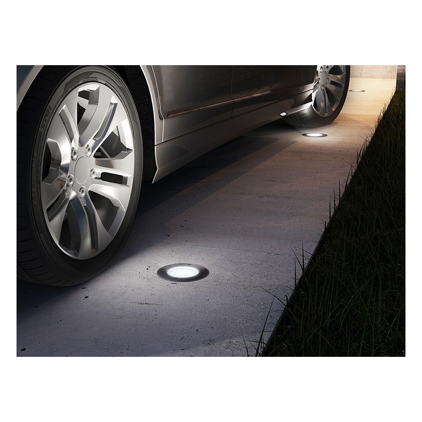 Luminaria empotrable de exterior LED ROAD LED/0,5W/230V IP67 3000K