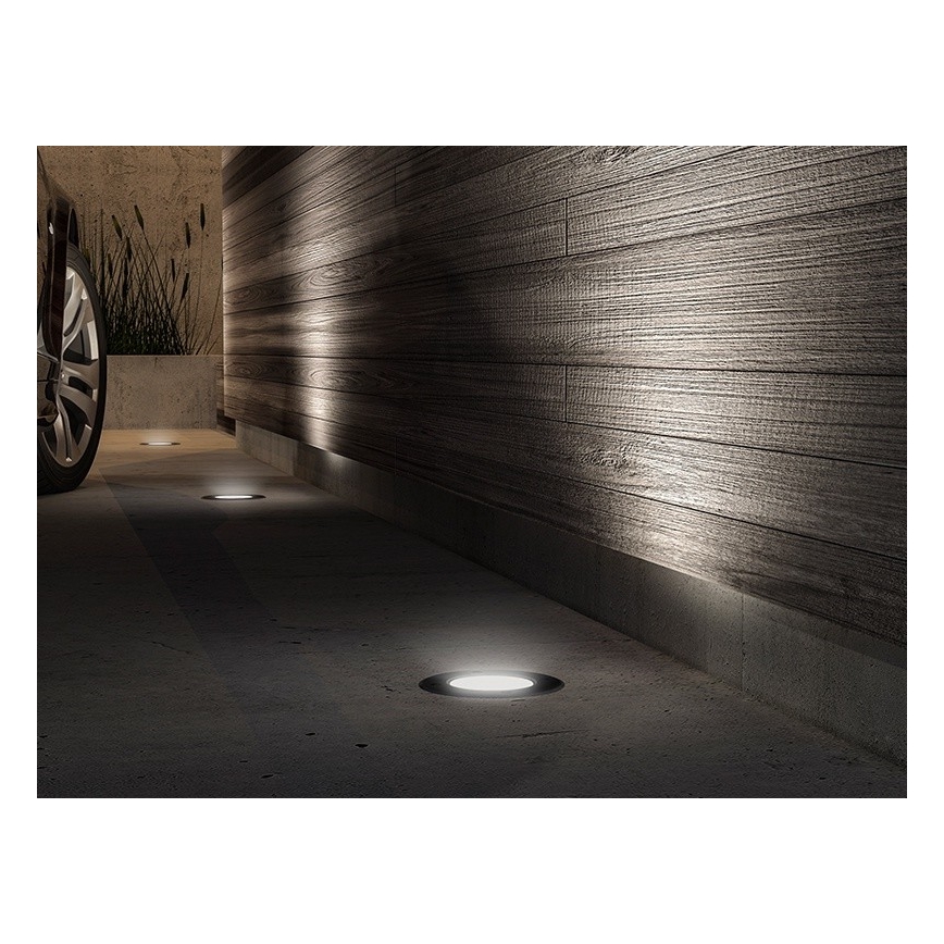 Luminaria empotrable de exterior LED ROAD LED/0,5W/230V IP67 3000K