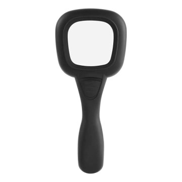 Lupa LED 2,5xZOOM con retroiluminación y luz UV LED/UV/2xAAA