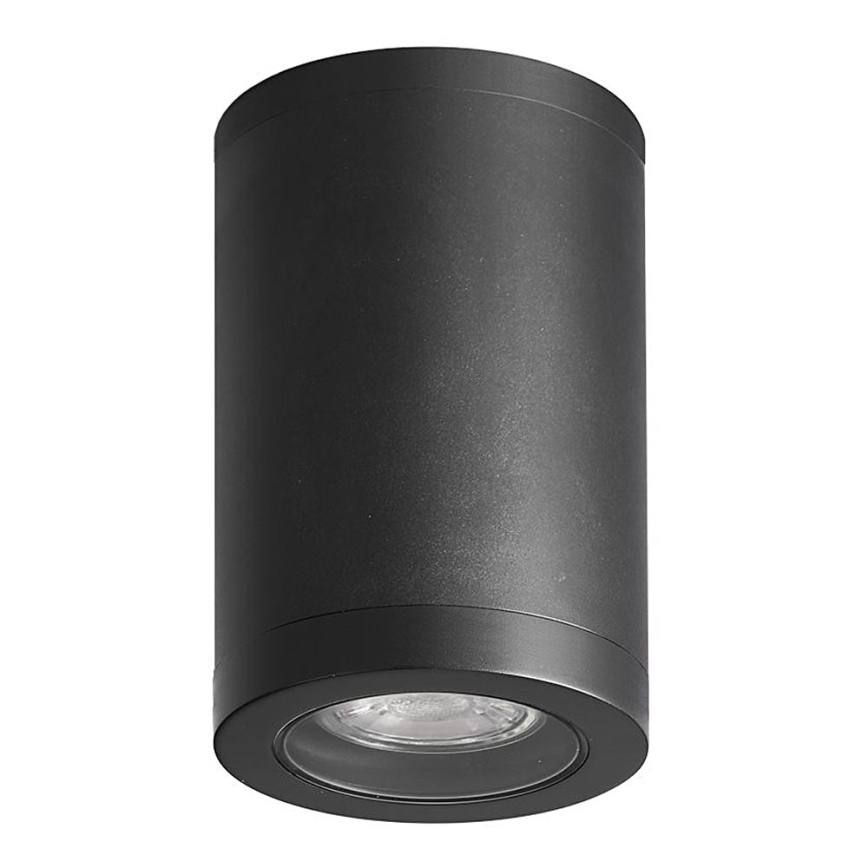 Luxera 48325 - Plafón de exterior MOPTI 1xGU10/7W/230V IP54 negro