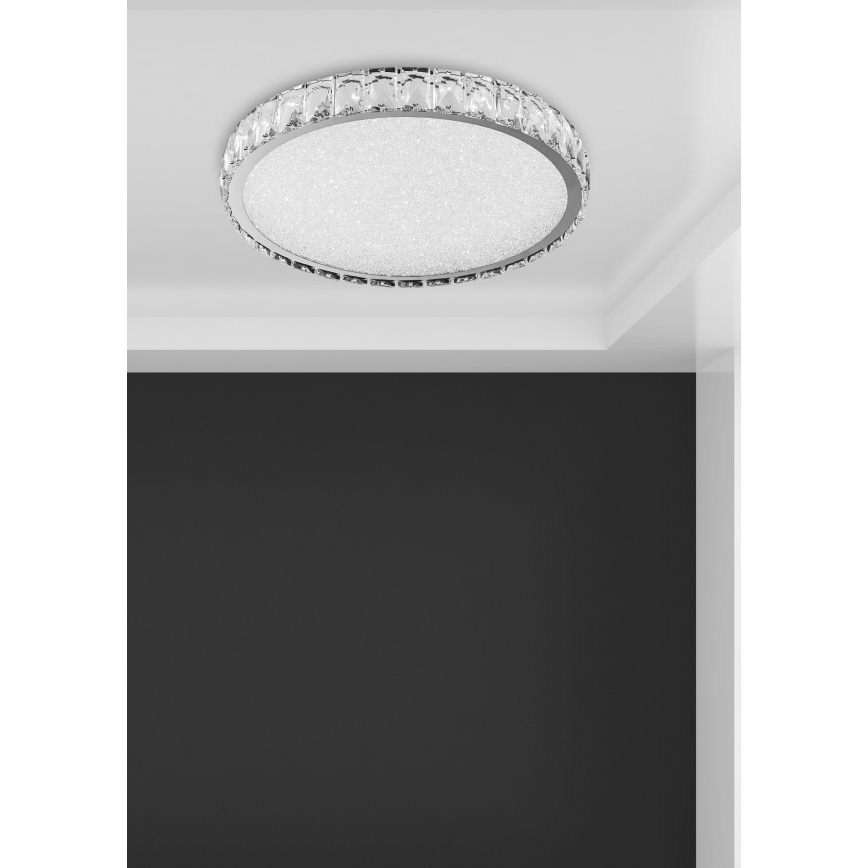 LUXERA 62407 - Plafón LED cristal GIRO LED/30W/230V