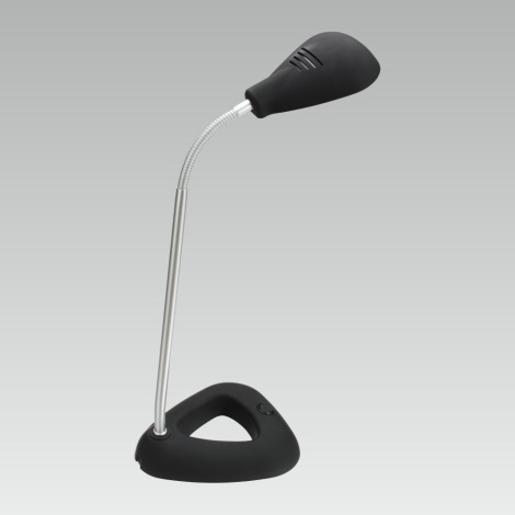 LUXERA 63100 - Lámpara de escritorio LED FLIPP 1xSMD LED/4,68W negra