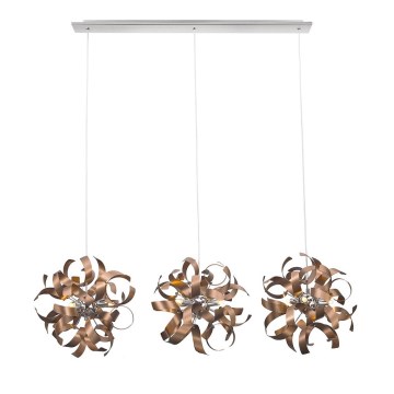 Luxera 64421 - Lámpara colgante RIBBON 3xG9/33W/230V
