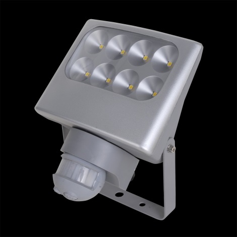 LUXERA 70130 - Reflector LED con sensor NEGARA 8xLED/3W IP54