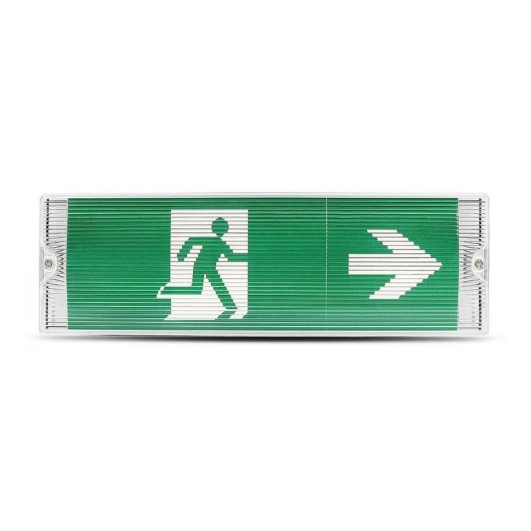 Luz de emergencia LED EMERGENCY EXIT LED/3W/230V IP65 6000K 1200mAh