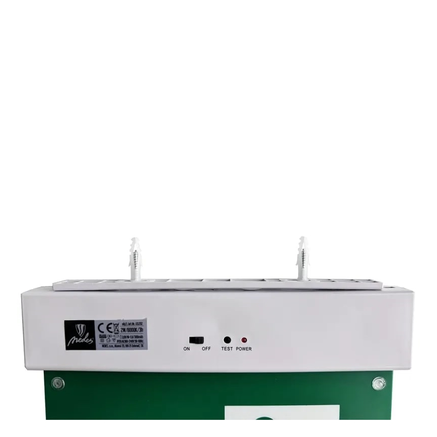 Luz de emergencia LED LED/2W/230V 6000K