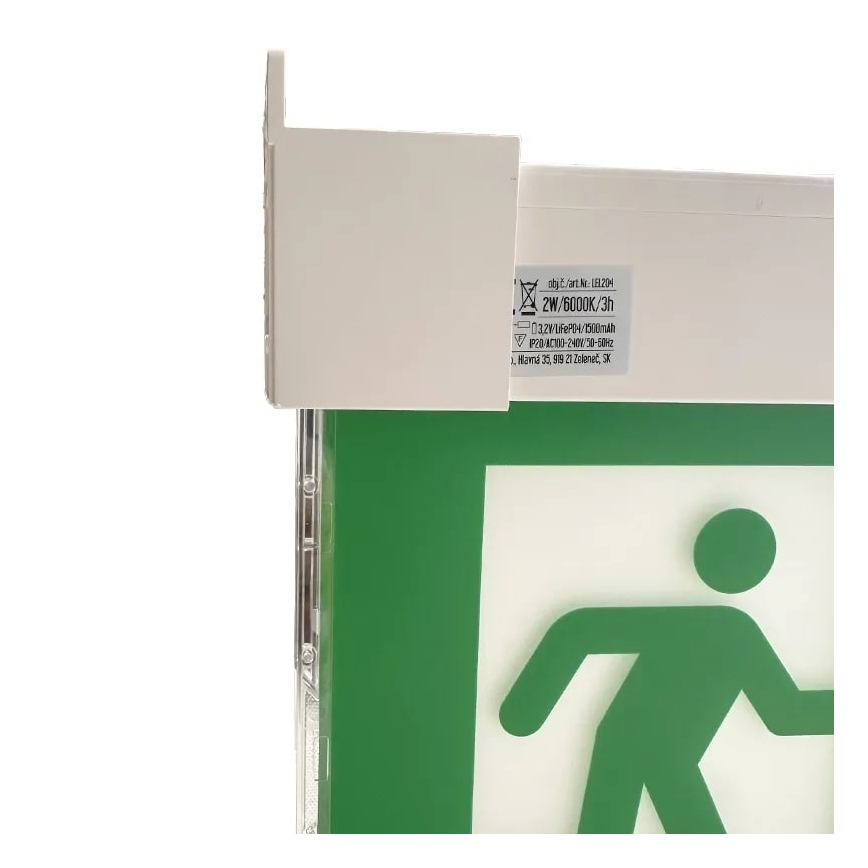 Luz de emergencia LED LED/2W/230V 6000K