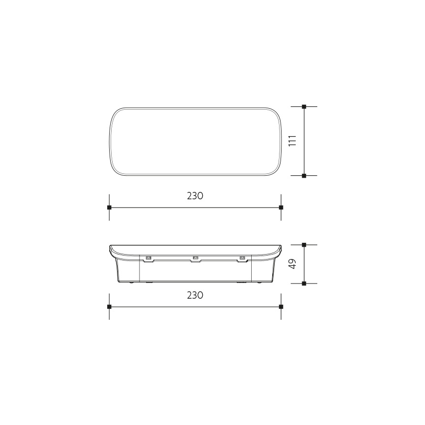 Luz de emergencia LED VIRGO EVO LED/1W/230V 6000K IP65