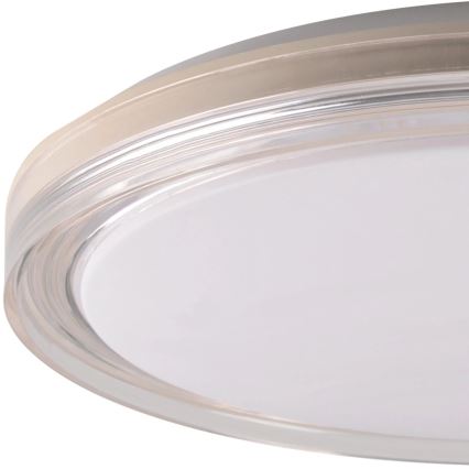 Luz de techo LED regulable para baño CASSANDRA LED/72W/230V diá. 49 cm 3000-6000K IP44 + control remoto