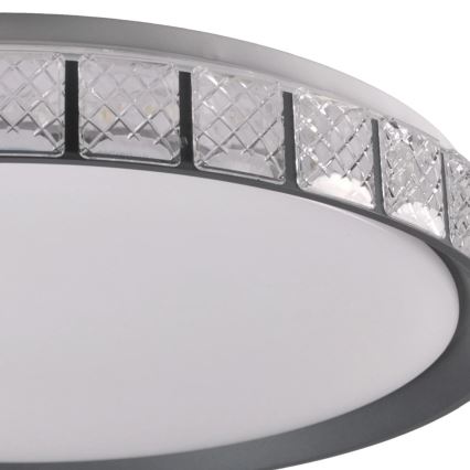 Luz de techo LED regulable para baño NINA LED/72W/230V diá. 49 cm 3000-6000K IP44 + control remoto