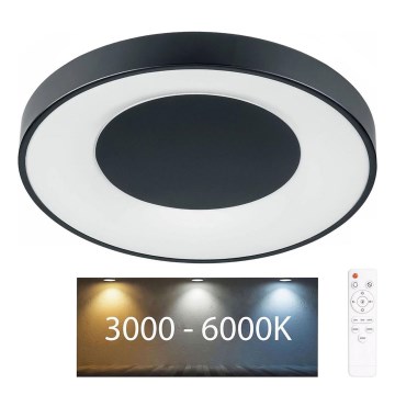 Luz de techo LED regulable para baño WITOLD LED/72W/230V diá. 48 cm 3000-6000K IP44 + control remoto