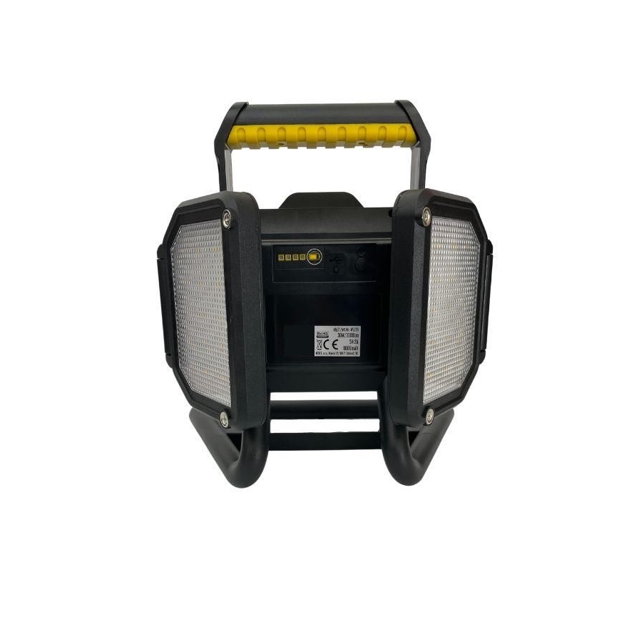 Luz de trabajo LED regulable LED/50W/5V 12000 mAh IP54