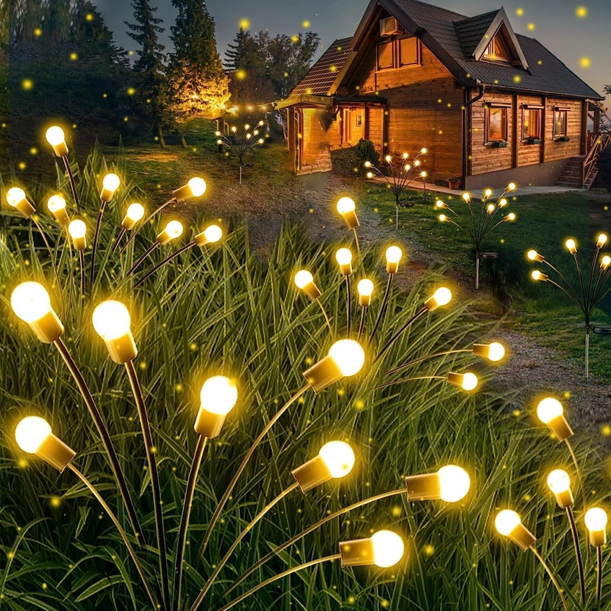 Luz decorativa solar LED 10xLED/1,2V 3000K 73 cm 600 mAh IP44